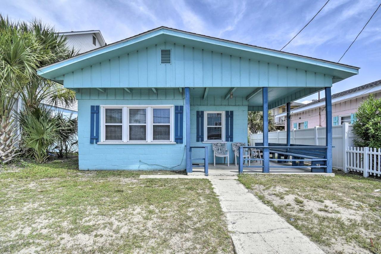 Bright Myrtle Beach Bungalow Steps To The Beach! Dış mekan fotoğraf