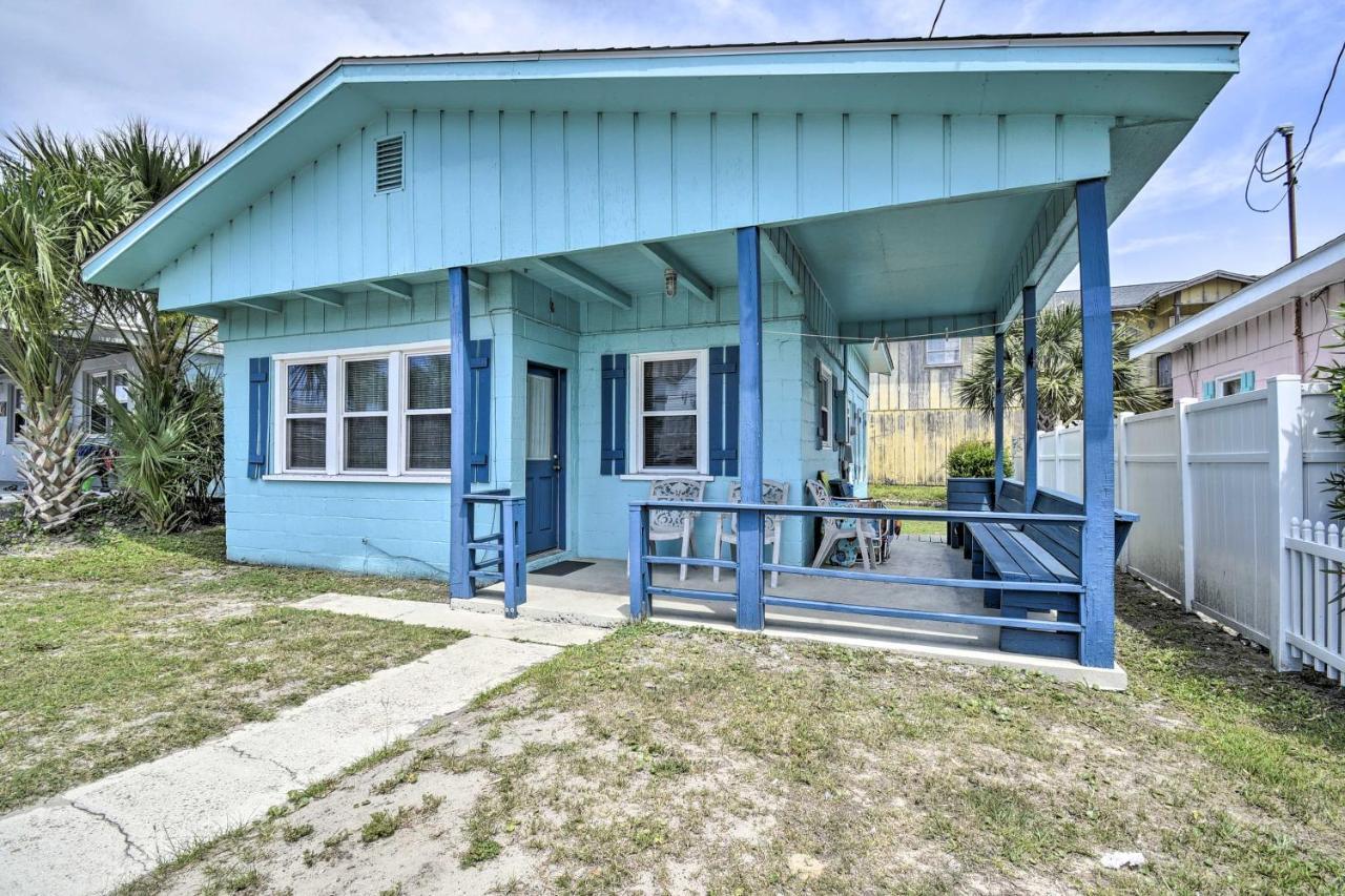Bright Myrtle Beach Bungalow Steps To The Beach! Dış mekan fotoğraf